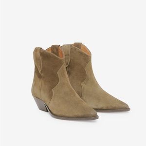 ISO Isabel Marant Dewina Western Ankle Boots
